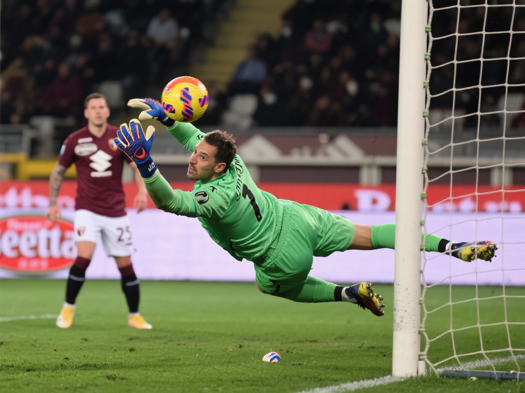 在比赛中，米兰的门将展现了令人信服的表现，多次化解