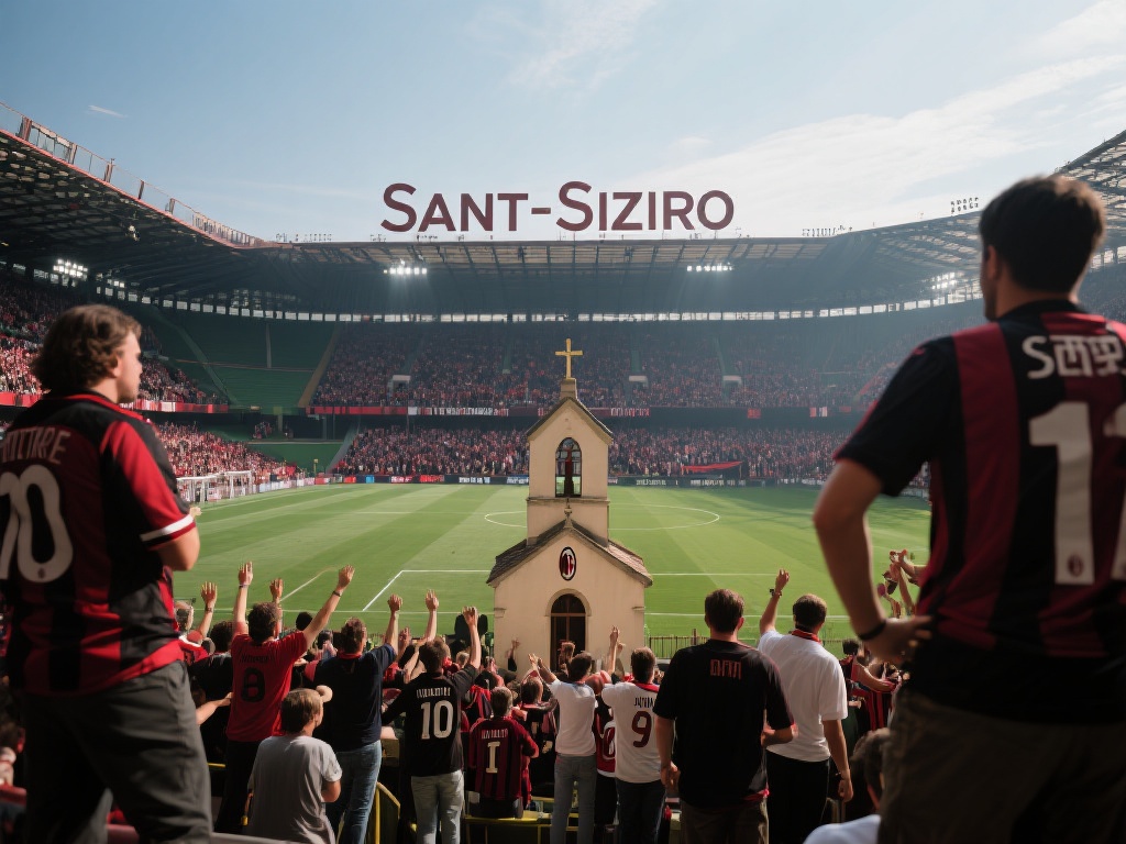球场的名字“圣西罗”源于附近一座小教堂，而这种历史