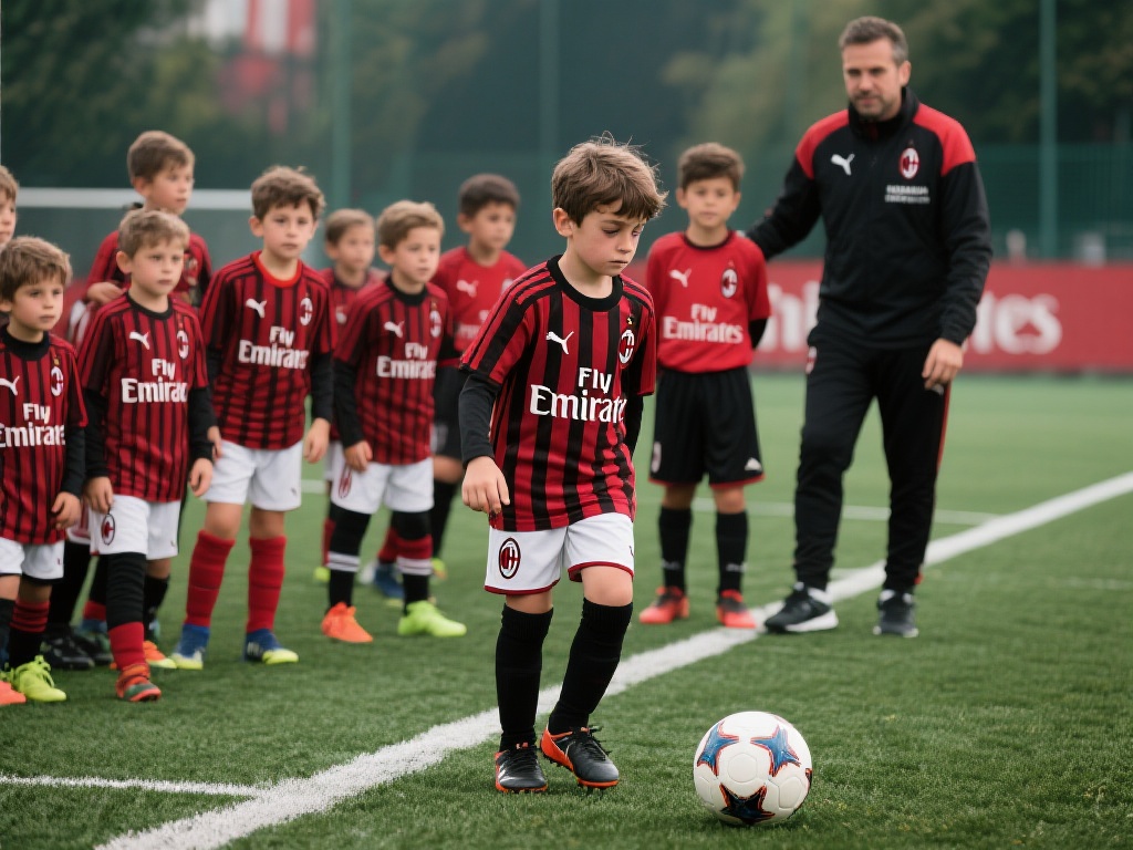 对于这些米兰小小体育生来说，梦想与现实之间往往隔着