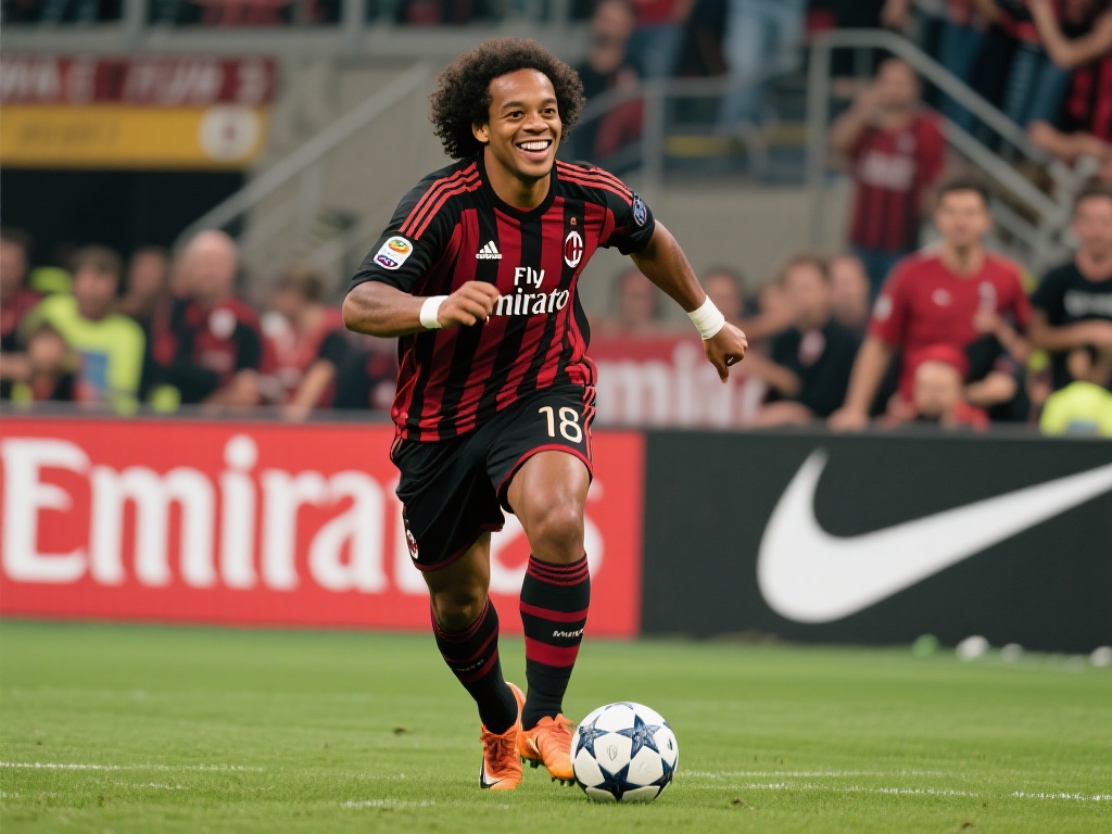 小罗作为足球历史上最具创造力的球员之一，曾在AC米